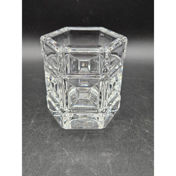 ROSENTHAL Domus Crystal Votive Hexagon Candle Holder Made In Germany - Picture 1 of 5